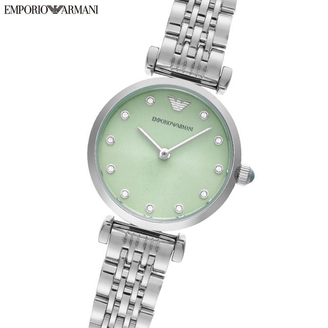 エンポリオアルマーニ EMPORIO ARMANI 腕時計 レディース 二針 ステンレススチールウォッチ AR11667