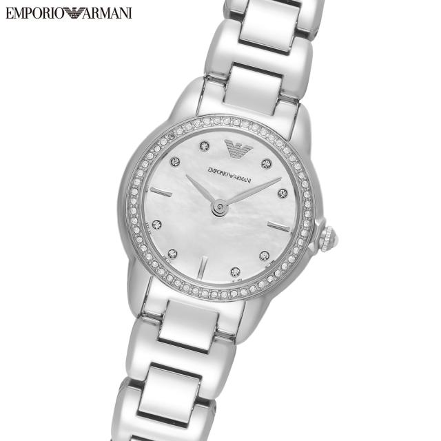 エンポリオアルマーニ EMPORIO ARMANI 腕時計 レディース 二針 ステンレススチールウォッチ AR11669