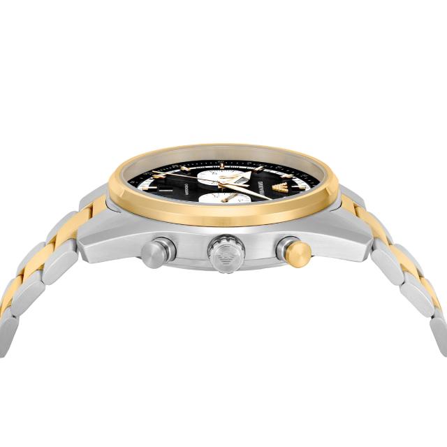 エンポリオアルマーニ EMPORIO ARMANI 腕時計 メンズ クロノグラフウォッチ ツートンステンレススチール AR11678_4