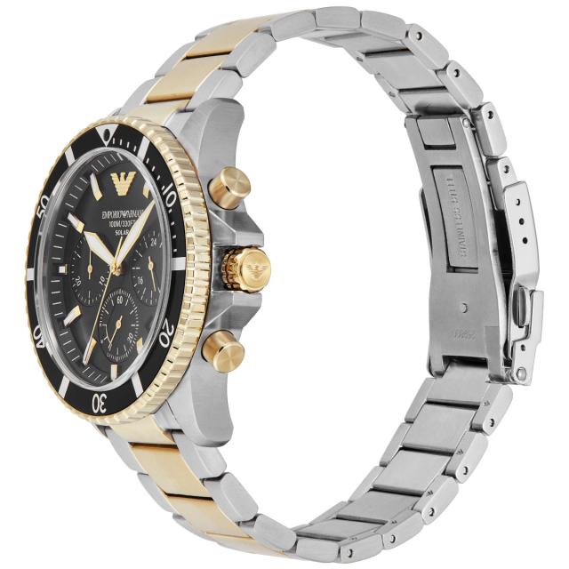 エンポリオアルマーニ EMPORIO ARMANI 腕時計 メンズ ソーラー WORLD EXPLORER ソーラーパワー クロノグラフ ステンレススチールウォッチ AR11680_3