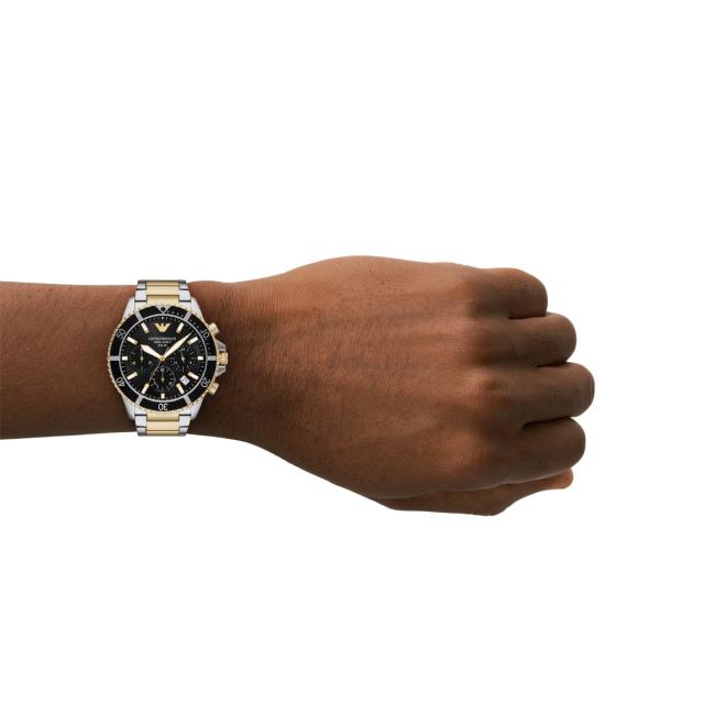 エンポリオアルマーニ EMPORIO ARMANI 腕時計 メンズ ソーラー WORLD EXPLORER ソーラーパワー クロノグラフ ステンレススチールウォッチ AR11680_6