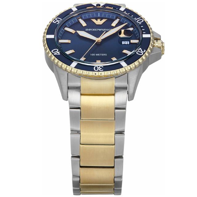 エンポリオアルマーニ EMPORIO ARMANI 腕時計 メンズ WORLD EXPLORER 三針デイト ステンレススチールウォッチ AR11682_2