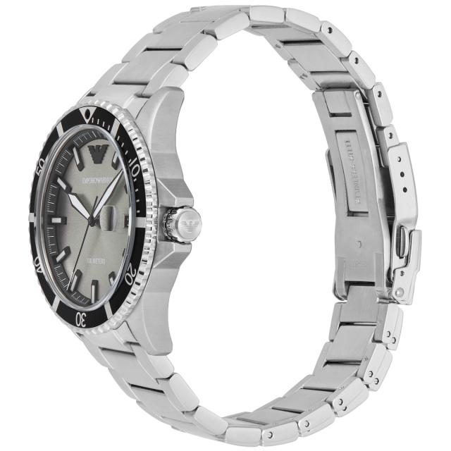 エンポリオアルマーニ EMPORIO ARMANI 腕時計 メンズ WORLD EXPLORER 三針デイト ステンレススチールウォッチ AR11683_3