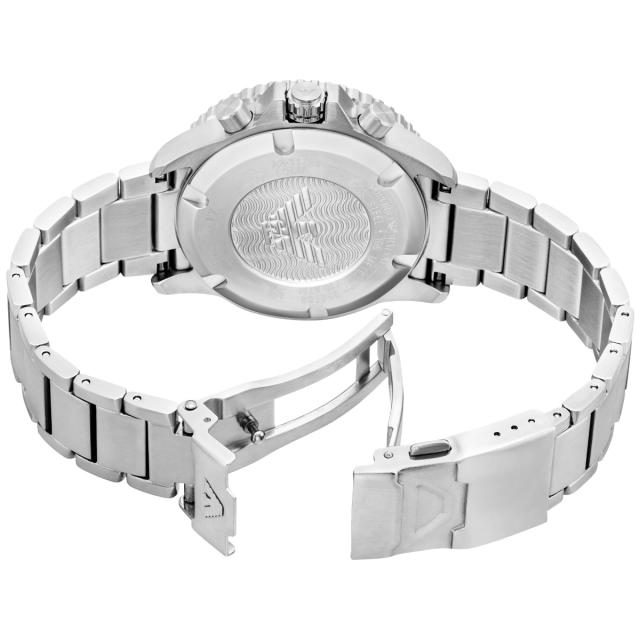 エンポリオアルマーニ EMPORIO ARMANI 腕時計 メンズ ソーラー クロノグラフ WORLD EXPLORER ステンレススチール AR11722