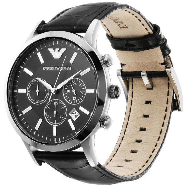 エンポリオアルマーニ EMPORIO ARMANI 腕時計 メンズ クロノグラフ レザーウォッチ AR2447_3