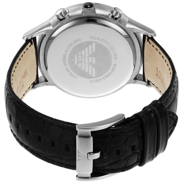 エンポリオアルマーニ EMPORIO ARMANI 腕時計 メンズ クロノグラフ レザーウォッチ AR2447_5