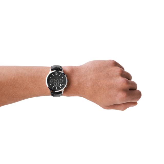 エンポリオアルマーニ EMPORIO ARMANI 腕時計 メンズ クロノグラフ レザーウォッチ AR2447_7