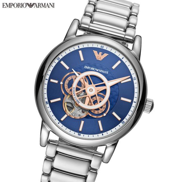 エンポリオアルマーニ EMPORIO ARMANI 腕時計 メンズ 自動巻き ステンレススチールウォッチ AR60036