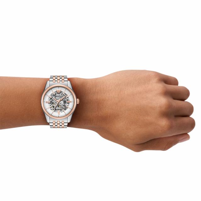エンポリオアルマーニ EMPORIO ARMANI 腕時計 メンズ 自動巻きウォッチ ステンレススチール AR60092_6