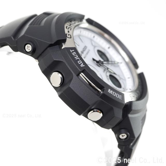 美品CASIOカシオ G-SHOCK アナデジ 電波ソーラー AWG-M100S カシオ Gショック CASIO G-SHOCK ソーラー 電波時計 腕時計 メンズ