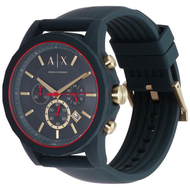 A|X アルマーニ 取り替えっこ ARMANI EXCHANGE ウオッチ メンズ クロノグラフ シリコンウォッチ AX1335