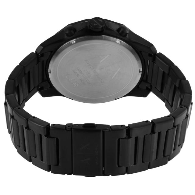 【1円】【新品正規品】ARMANI EXCHANGEアルマーニ エクスチェンジクロノグラフ腕時計メンズデイトカレンダー レザーアンティークベルト Armani Exchange クロノグラフ 時計 ブラック A|X アルマーニ