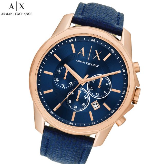 A|X アルマーニ エクスチェンジ ARMANI EXCHANGE 腕時計 メンズ クロノグラフ レザーウォッチ AX1723