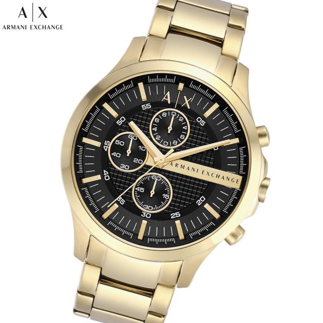 【1円】【新品正規品】ARMANI EXCHANGEアルマーニ エクスチェンジクロノグラフ腕時計メンズデイトカレンダー レザーアンティークベルト Armani Exchange クロノグラフ 時計 ブラック A|X アルマーニ