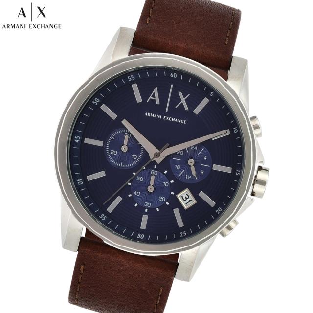 A|X アルマーニ エクスチェンジ ARMANI EXCHANGE 腕時計 メンズ クロノグラフ レザーウォッチ AX2501