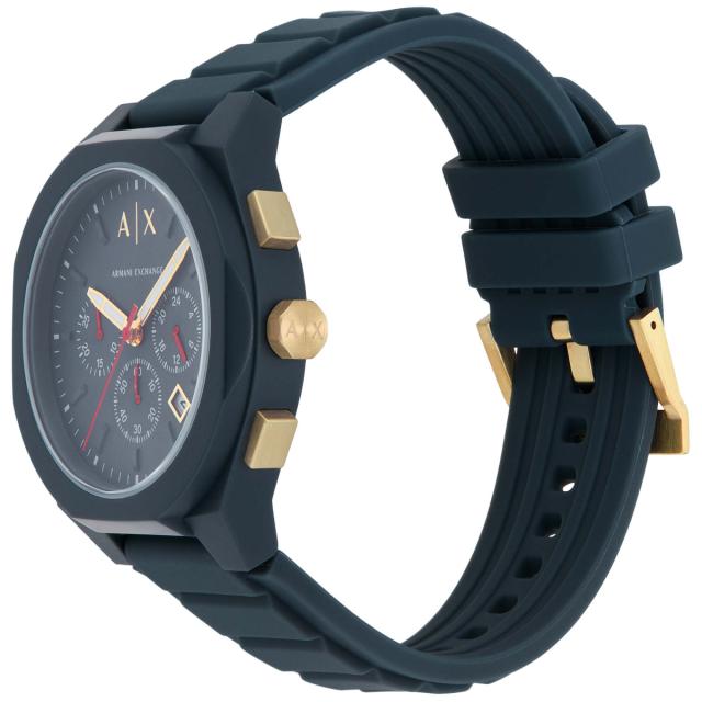 A|X アルマーニ エクスチェンジ ARMANI EXCHANGE 腕時計 メンズ クロノグラフ ブルー ナイロンウォッチ AX4168