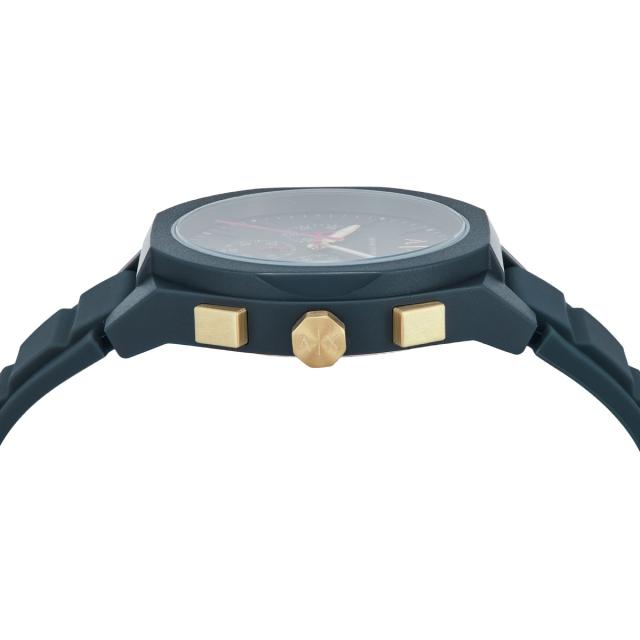 A|X アルマーニ エクスチェンジ ARMANI EXCHANGE 腕時計 メンズ クロノグラフ ブルー ナイロンウォッチ AX4168