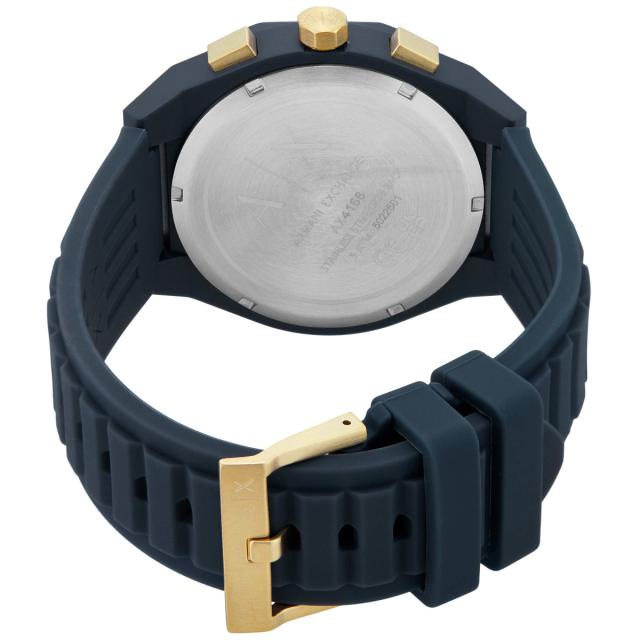 A|X アルマーニ エクスチェンジ ARMANI EXCHANGE 腕時計 メンズ クロノグラフ ブルー ナイロンウォッチ AX4168