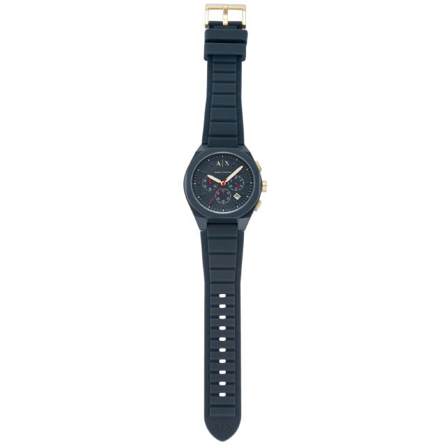 A|X アルマーニ エクスチェンジ ARMANI EXCHANGE 腕時計 メンズ クロノグラフ ブルー ナイロンウォッチ AX4168