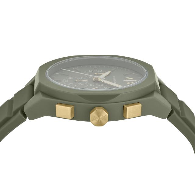 A|X アルマーニ 取り替えっこ ARMANI EXCHANGE ウオッチ メンズ クロノグラフ 緑であること シリコンウォッチ AX4169