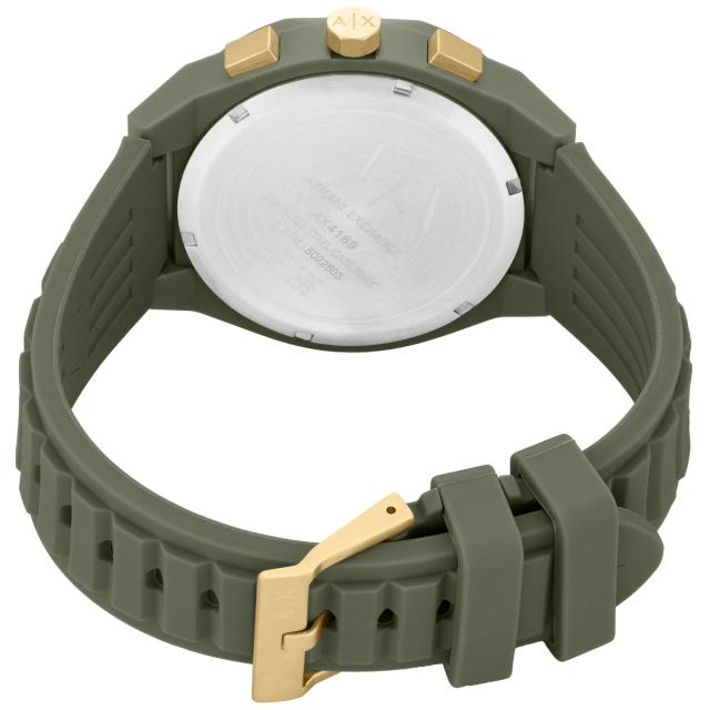 A|X アルマーニ 取り替えっこ ARMANI EXCHANGE ウオッチ メンズ クロノグラフ 緑であること シリコンウォッチ AX4169