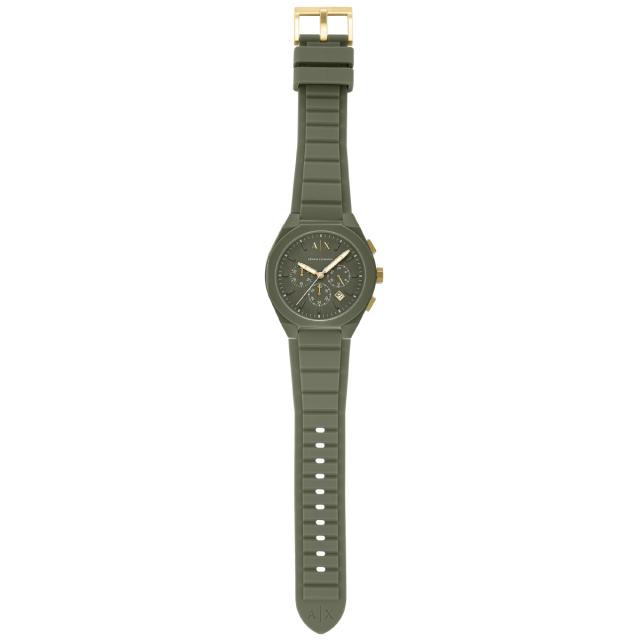 A|X アルマーニ 取り替えっこ ARMANI EXCHANGE ウオッチ メンズ クロノグラフ 緑であること シリコンウォッチ AX4169