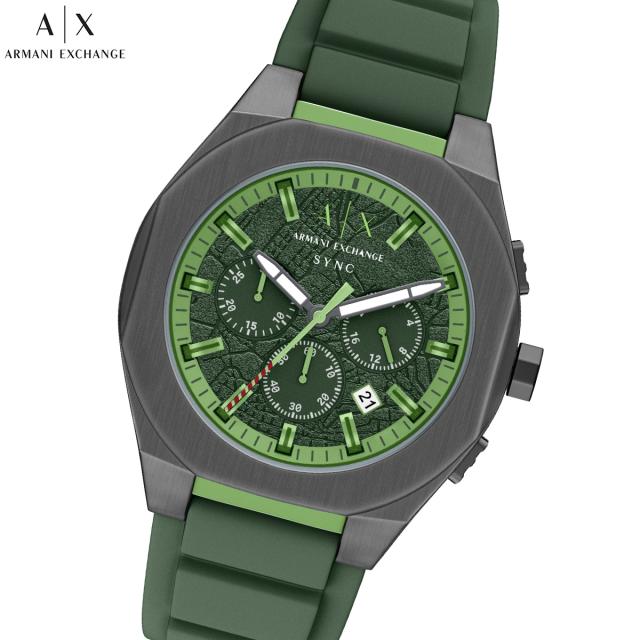 A|X アルマーニ エクスチェンジ ARMANI EXCHANGE 腕時計 メンズ クロノグラフ SYNC シリコン AX4292