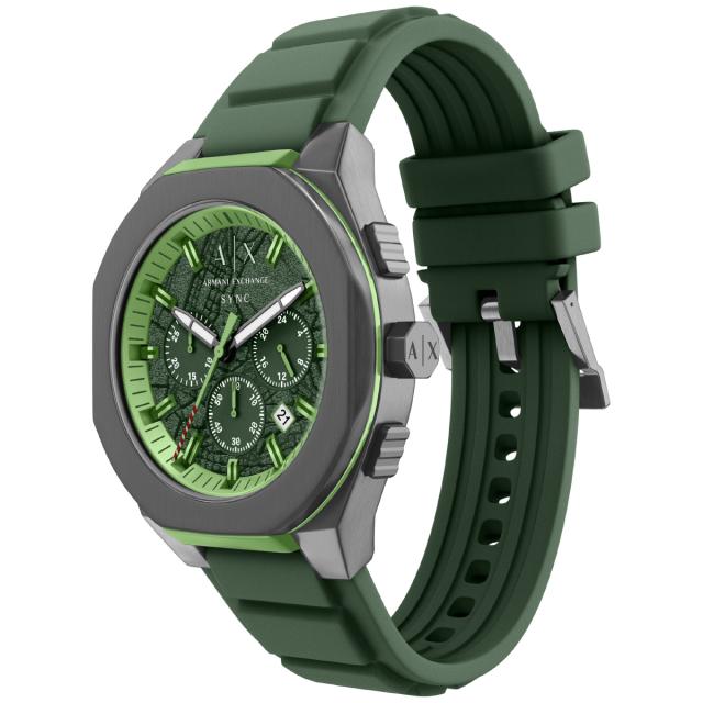 A|X アルマーニ エクスチェンジ ARMANI EXCHANGE 腕時計 メンズ クロノグラフ SYNC シリコン AX4292_3