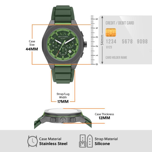 A|X アルマーニ エクスチェンジ ARMANI EXCHANGE 腕時計 メンズ クロノグラフ SYNC シリコン AX4292_8