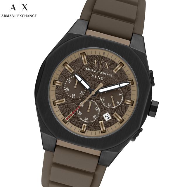 A|X アルマーニ エクスチェンジ ARMANI EXCHANGE 腕時計 メンズ クロノグラフ SYNC シリコン AX4293