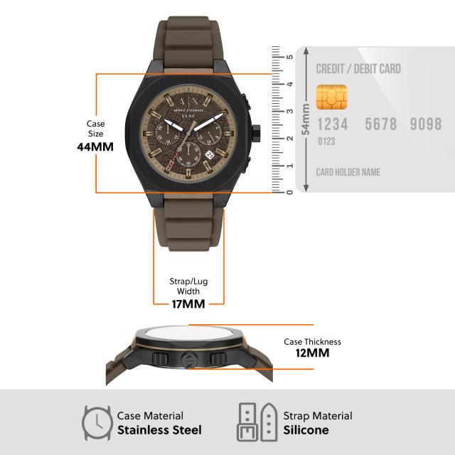 A|X アルマーニ エクスチェンジ ARMANI EXCHANGE 腕時計 メンズ クロノグラフ SYNC シリコン AX4293_8