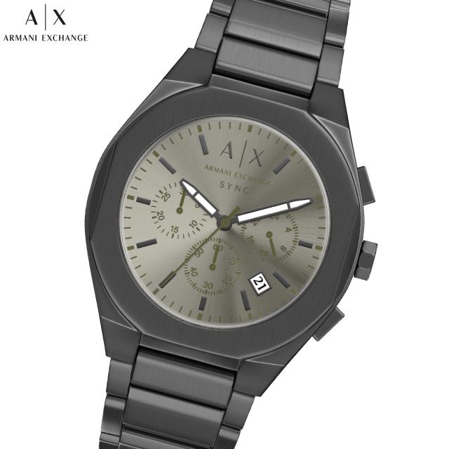 A|X アルマーニ エクスチェンジ ARMANI EXCHANGE 腕時計 メンズ クロノグラフ SYNC ステンレススチール AX4296