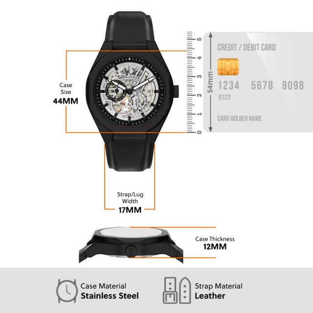 A|X アルマーニ エクスチェンジ ARMANI EXCHANGE 腕時計 メンズ 自動巻き SYNC レザー AX4297_8