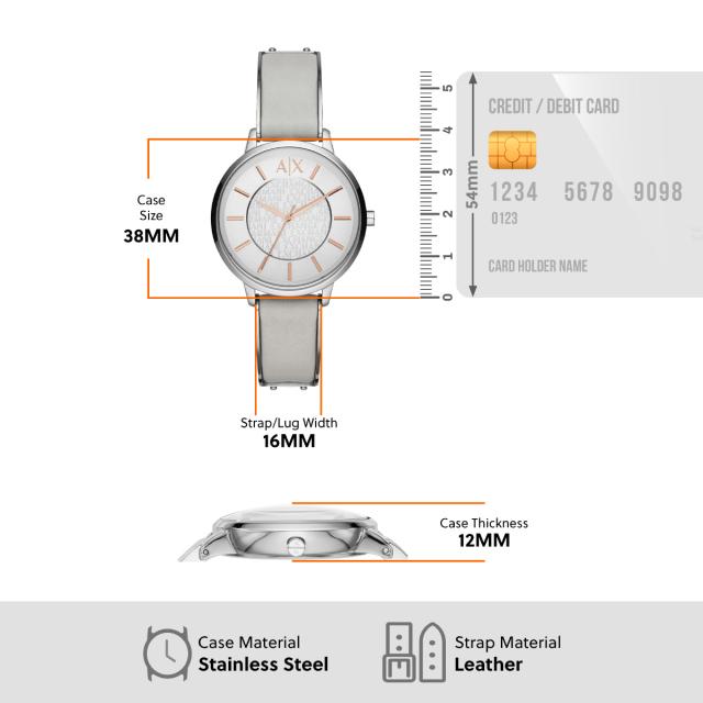 A|X アルマーニ 取り替えっこ ARMANI EXCHANGE ウオッチ レディース レザーウォッチ AX5311