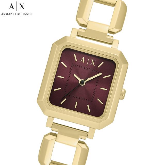 A|X アルマーニ 取り替えっこ ARMANI EXCHANGE ウオッチ レディース 2針ご覧なさる ゴールド音の高低 ステンレス鋼スチール写真 AX5734
