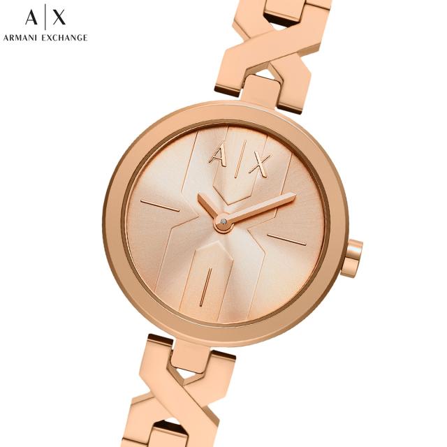 A|X アルマーニ エクスチェンジ ARMANI EXCHANGE 腕時計 レディース 2針ウォッチ ローズゴールドトーン ステンレススチール AX5832