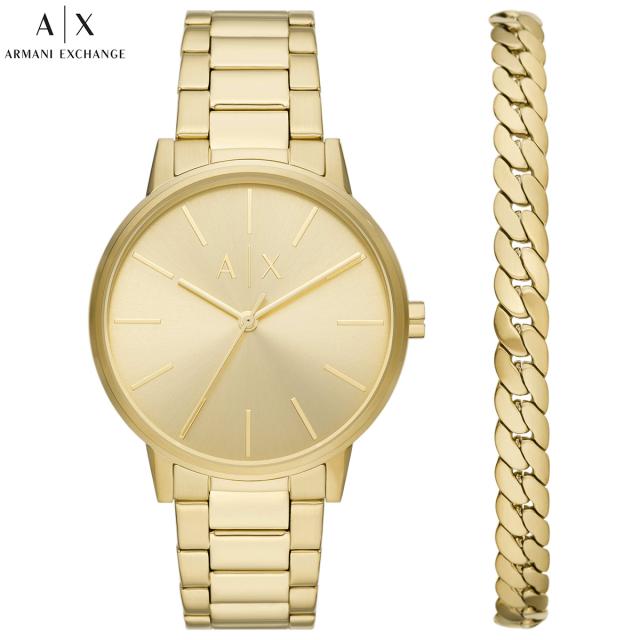 A|X アルマーニ エクスチェンジ ARMANI EXCHANGE 腕時計 メンズ ステンレススチールウォッチ AX7144SET