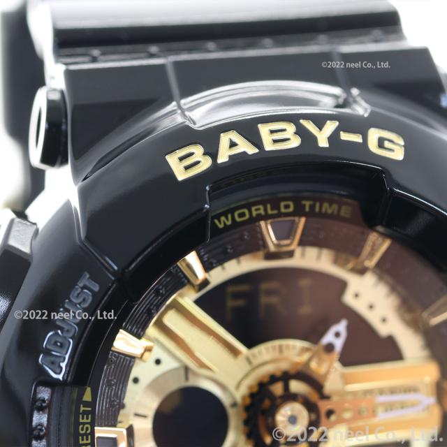 BABY-G カシオ ベビーG レディース 腕時計 ブラック×ゴールド アナデジ BA-110X-1AJF_7