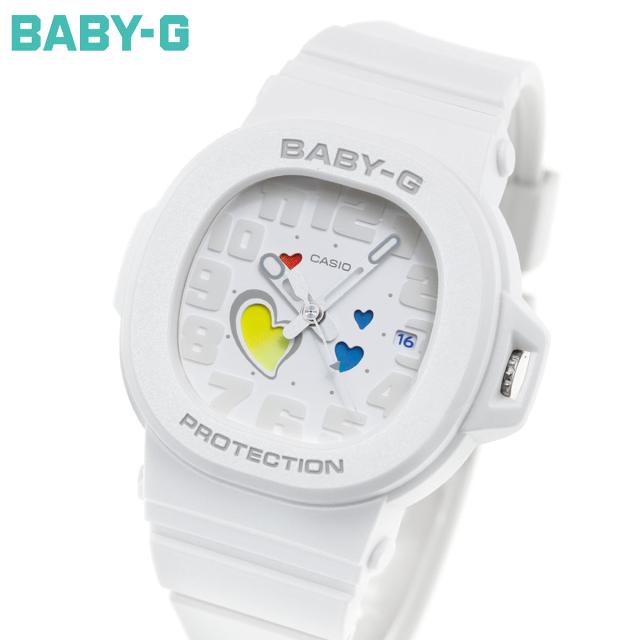 BABY-G カシオ ベビーG レディース 腕時計 BGA-10-7AJF PLAYFUL HEARTS SERIES ホワイト 6,862円
