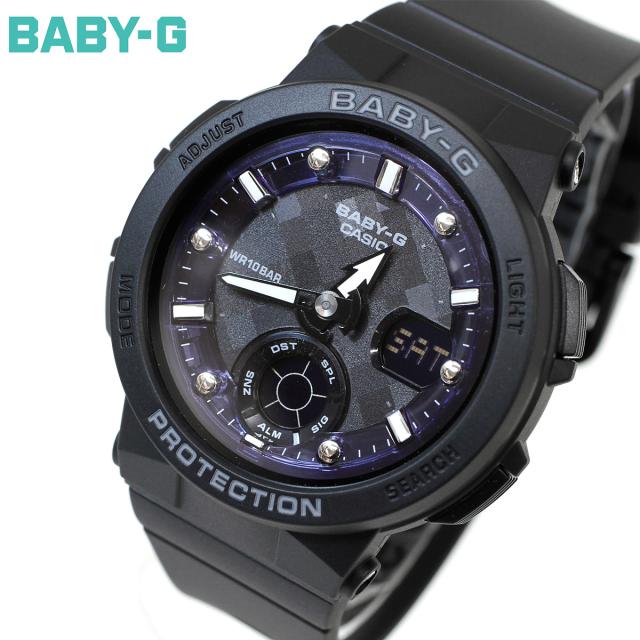 BABY-G ベビーG 時計 レディース ブラック カシオ babyg ネオンダイアル BGA-250-1AJF