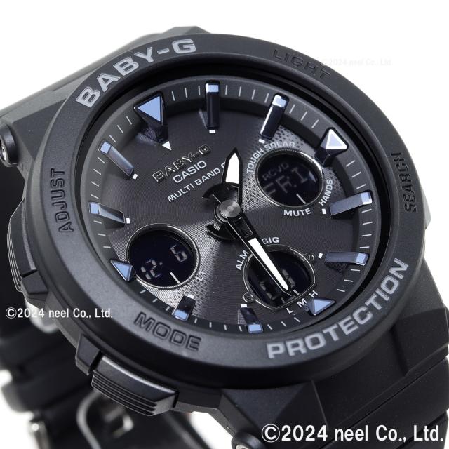 BABY-G ベビーG 時計 レディース 電波ソーラー ブラック カシオ