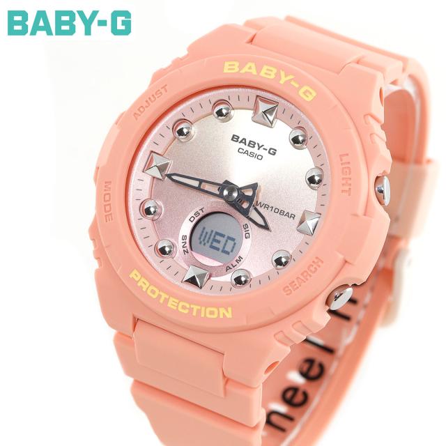 BABY-G カシオ ベビーG レディース 腕時計 BGA-320-4A1JF コーラルピンク