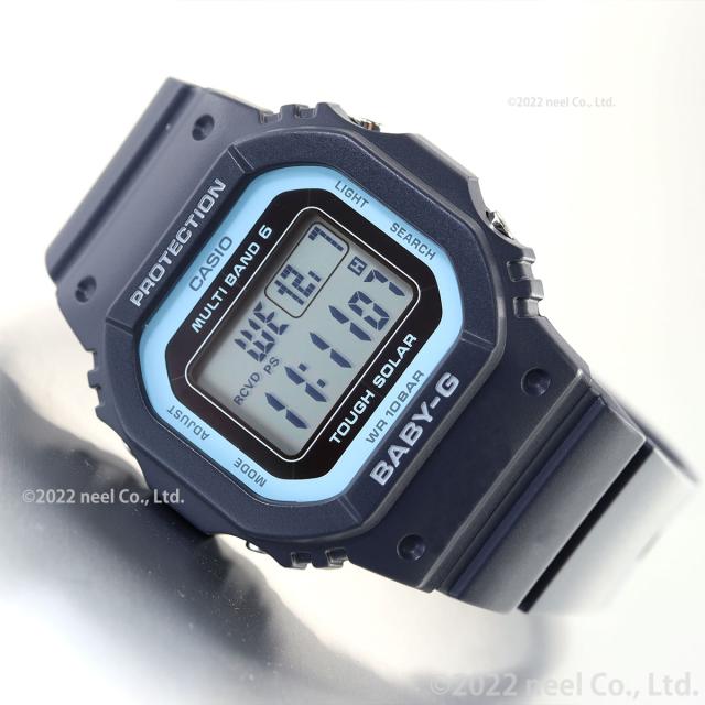 CASIO BABY-G BGD-5650 ブルー電波ソーラー美品 BABY-G ベビーG 電波 ソーラー レディース 時計 カシオ babyg
