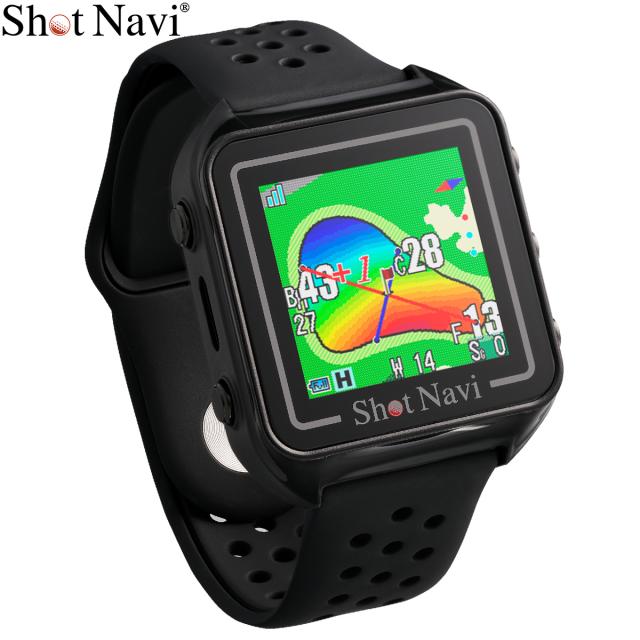 ショットナビ Shot Navi Beyond Lite Plus ビヨンドライトプラス 腕時計型 ゴルフ ナビ GPS 距離測定器 距離計測器 ブラック