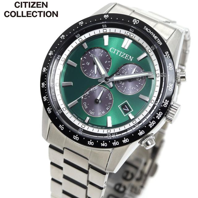 シチズンコレクション CITIZEN COLLECTION エコドライブ ソーラー クロノグラフ 腕時計 メンズ BL5614-59W