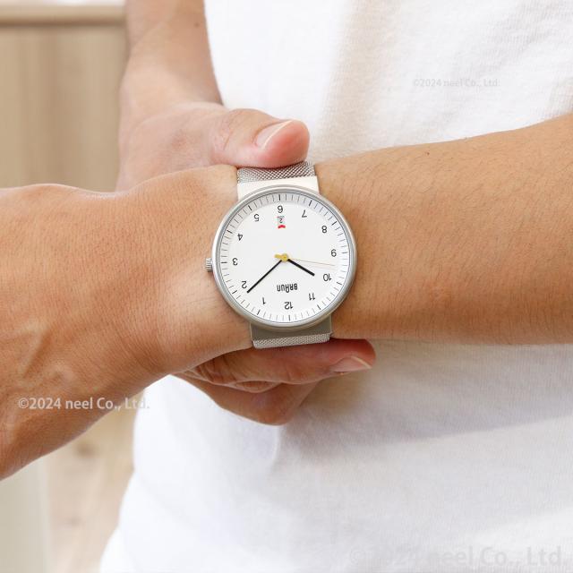 BRAUN ブラウン 腕時計 メンズ レディース BN0032WHSLMHG ホワイト 