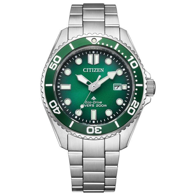 シチズン プロマスター マリン エコドライブ ダイバー200m 腕時計 メンズ BN0269-50W ダイバーズウォッチ ソーラー CITIZEN PROMASTER MARINE グリーン_12