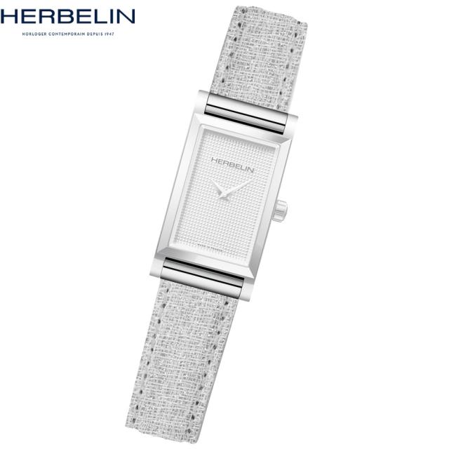 エルブラン HERBELIN アンタレス ANTARES 専用 替えバンド ベルト レディース BRAC17048A124 シングル ストラップ シルバー LIN GRIS PAILLETE グリッター グレー