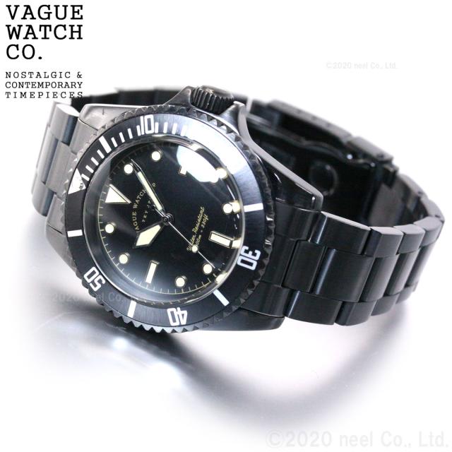 VAGUE WATCH CO. アナログ時計 ブラック VAGUE WATCH CO. / ヴァーグウォッチ】Divers Son Black