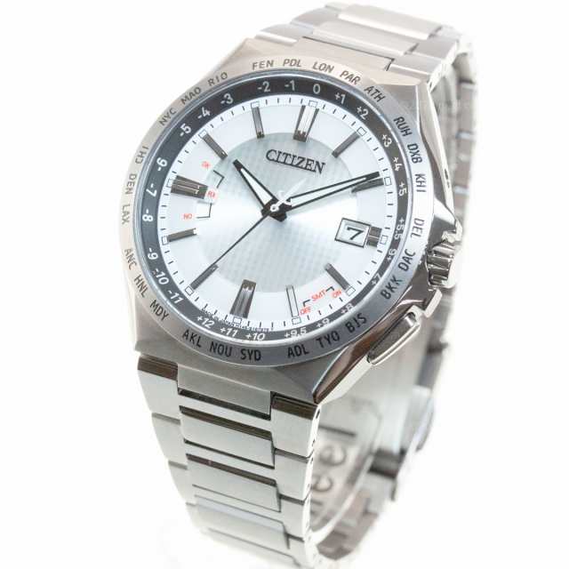 シチズン アテッサ CITIZEN ATTESA エコドライブ 電波時計 腕時計 メンズ ダイレクトフライト ACT Line CB0210-54Aの通販は 65,450円